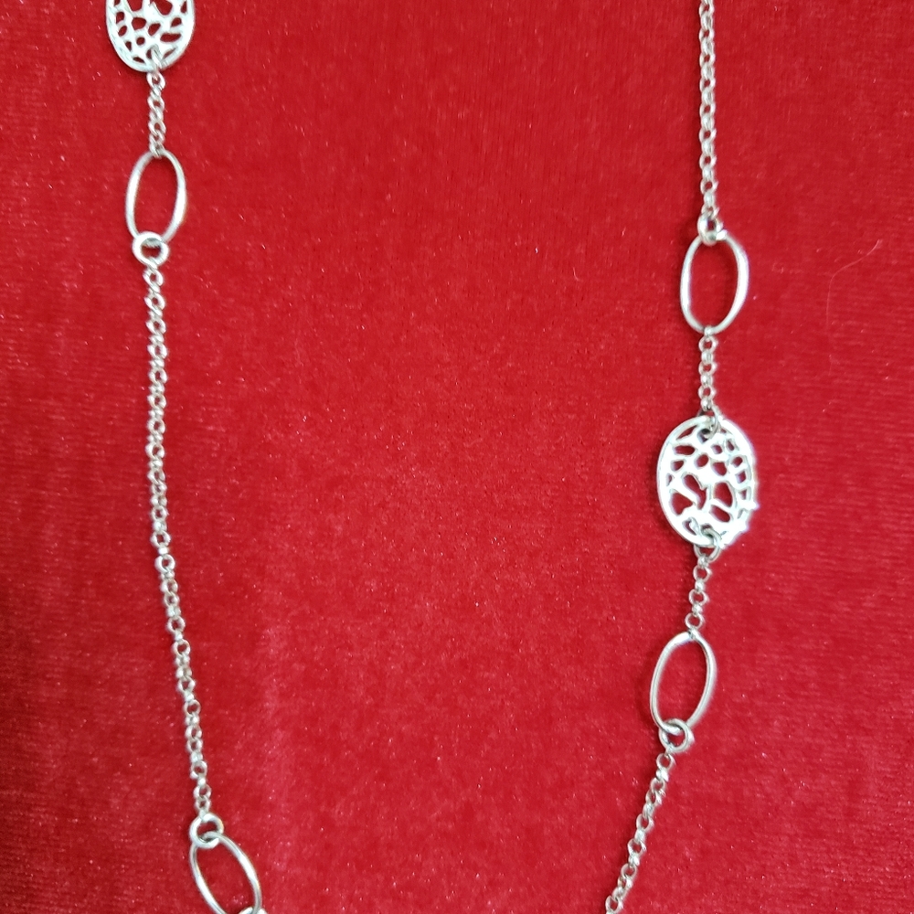 Argento Vivo sterling silver long necklace